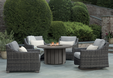 Trevi Fire Pit 42" round w/lid by Ebel