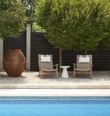 Bone Round End Table