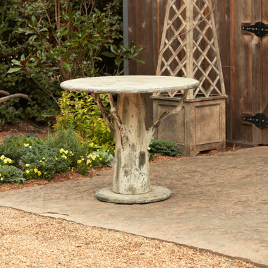 Faux Bois Tree Trunk Table