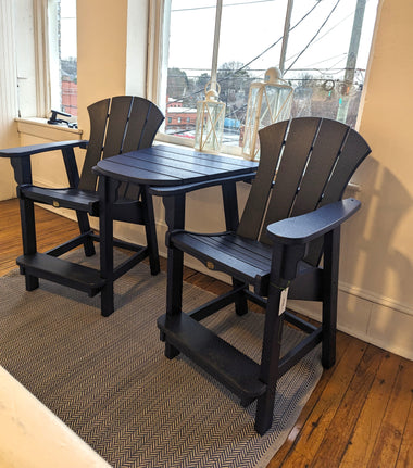 DURAWOOD Sunrise Set of Two Counter Height Chairs w/Tete-a-Tete by Pawleys Island