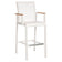 Aura Counter Height Armchair white/pearl