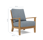 Beckett Lounge Chair w/cushions