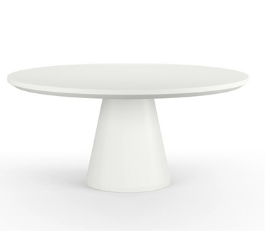 Pedestal Dining Table-Bone by Sunset West