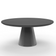 Pedestal Dining Table Dark Grey by Sunset West