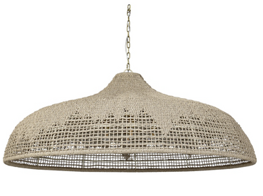 WESTERLY OUTDOOR CHANDELIER 54", NATURAL