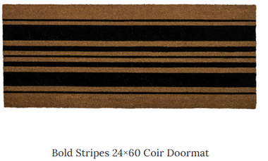 Bold Stripes Coir Doormat 24 x 60